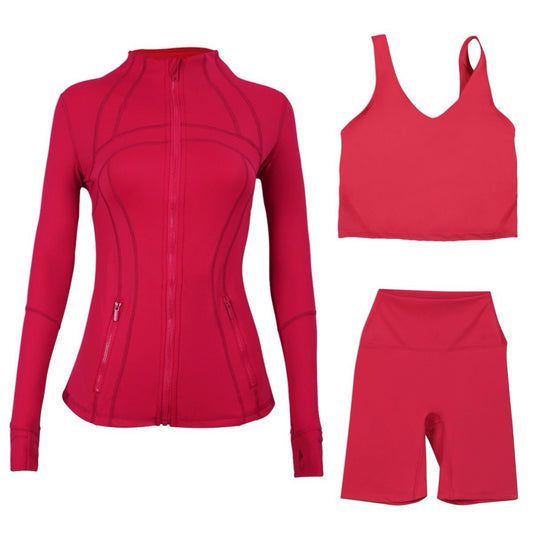 Lulu Red Short 3 Piece Set
