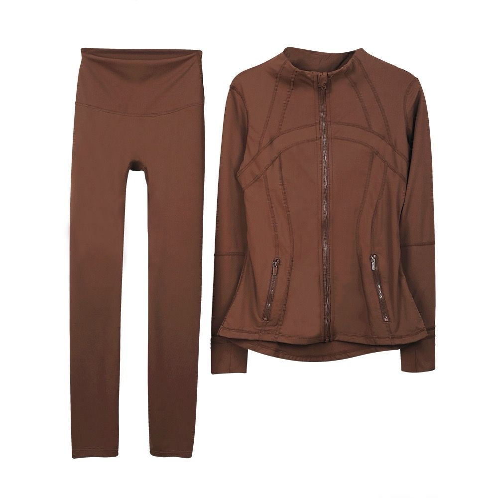 Lulu Brown Pants Set