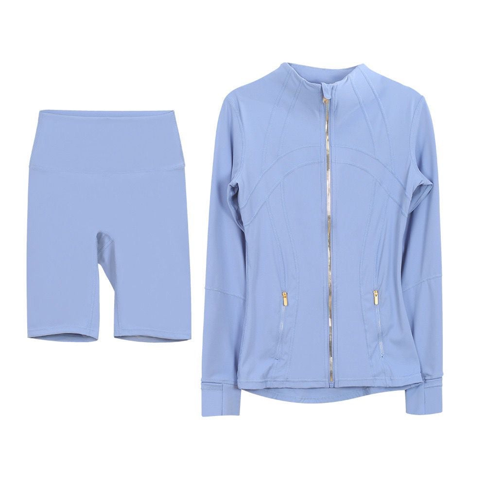 Lulu Light Blue Short Set